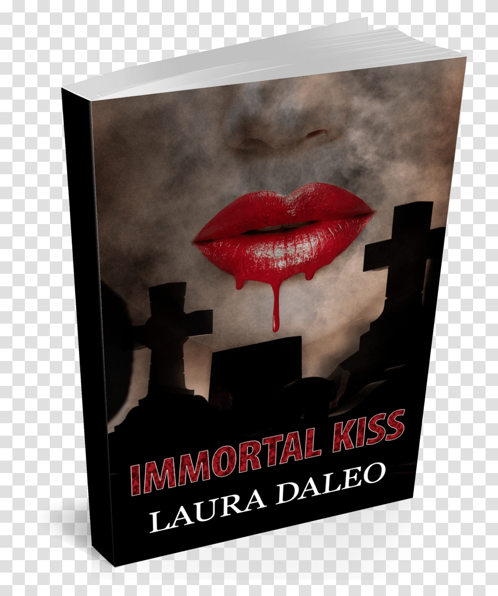 Vampire Mouth Book Cover, Poster, Advertisement, Lipstick, Cosmetics Transparent Png