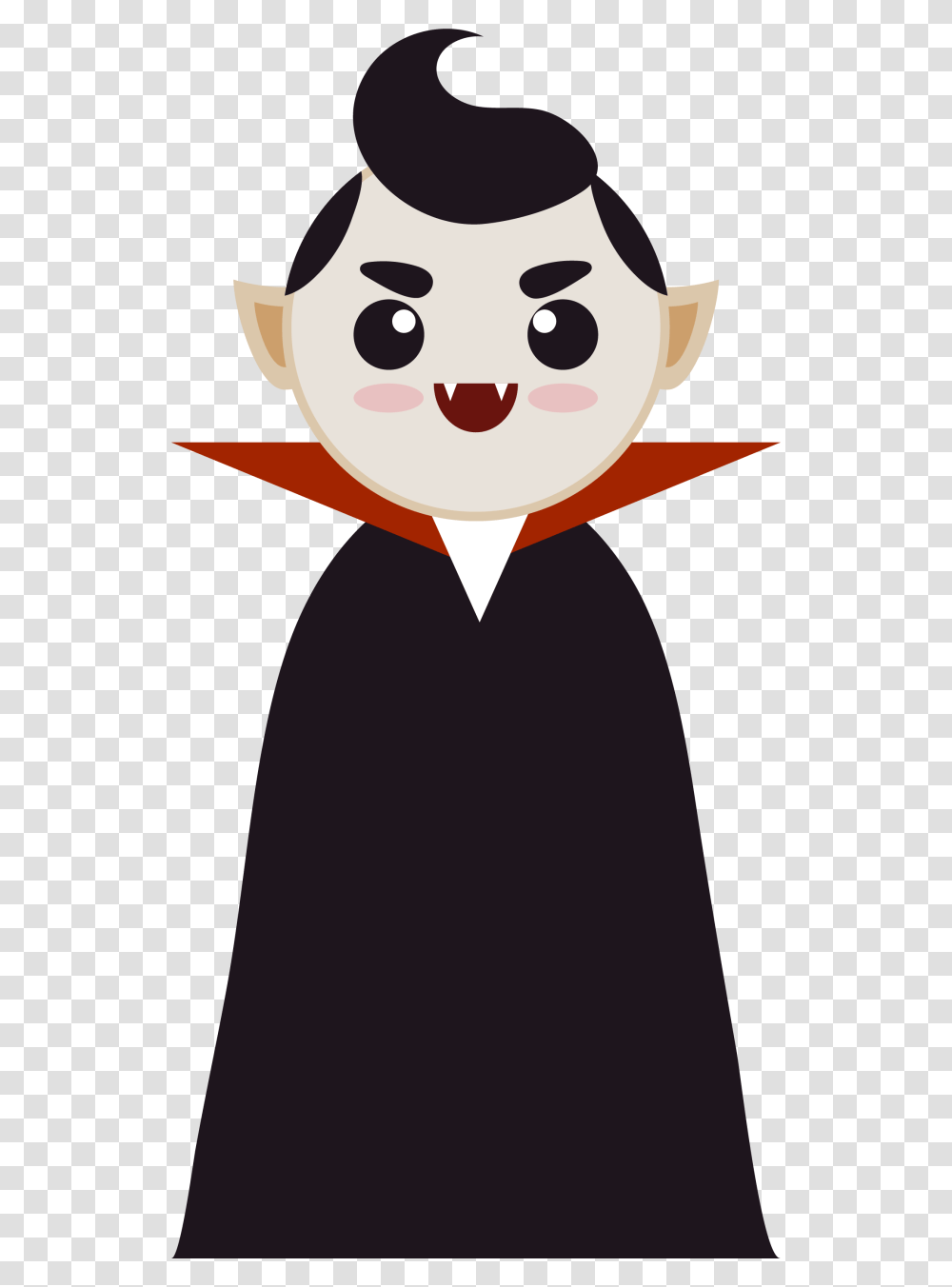 Vampire Progress Spooptober Cartoon, Face, Sleeve, Snowman Transparent Png