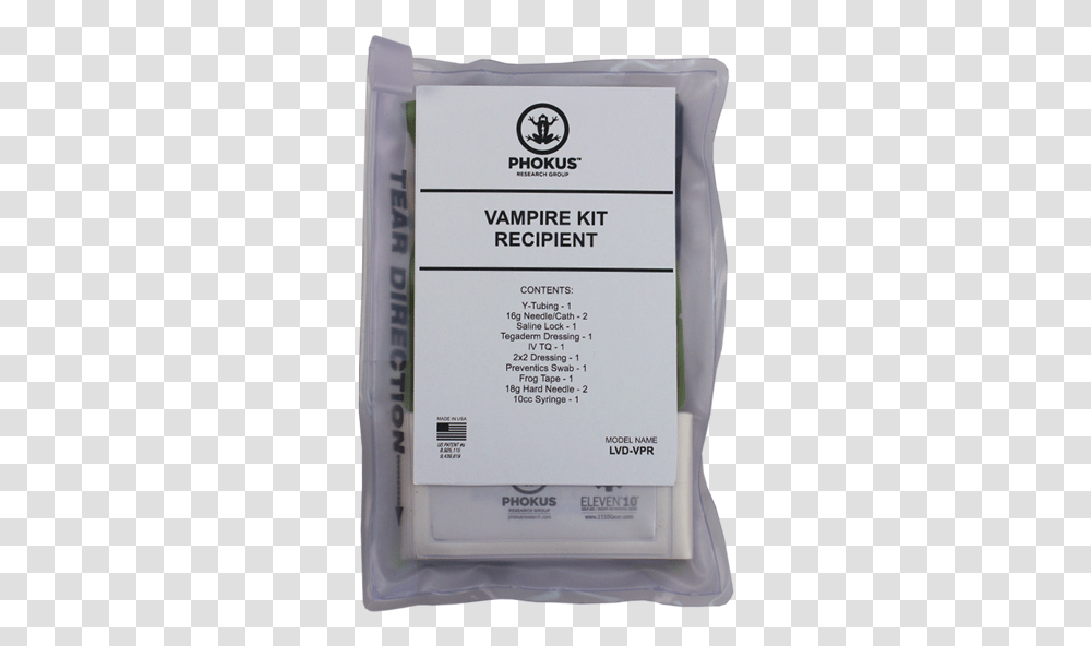 Vampire Recipient Kit, Document, Label, Refrigerator Transparent Png