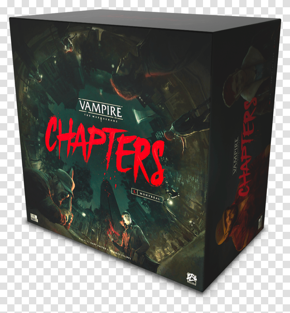 Vampire The Masquerade - Chapters Role Playing Board Game Fictional Character, Person, Advertisement, Poster, Paper Transparent Png