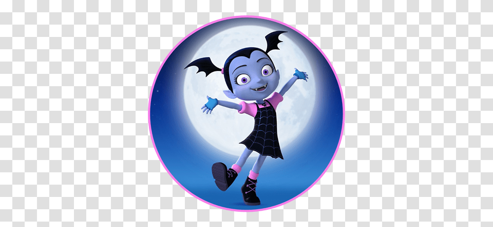 Vampirina Icing Sheet Round Toppers Personalised And Pre Cut Ebay Vampirina, Graphics, Art, Sphere, People Transparent Png