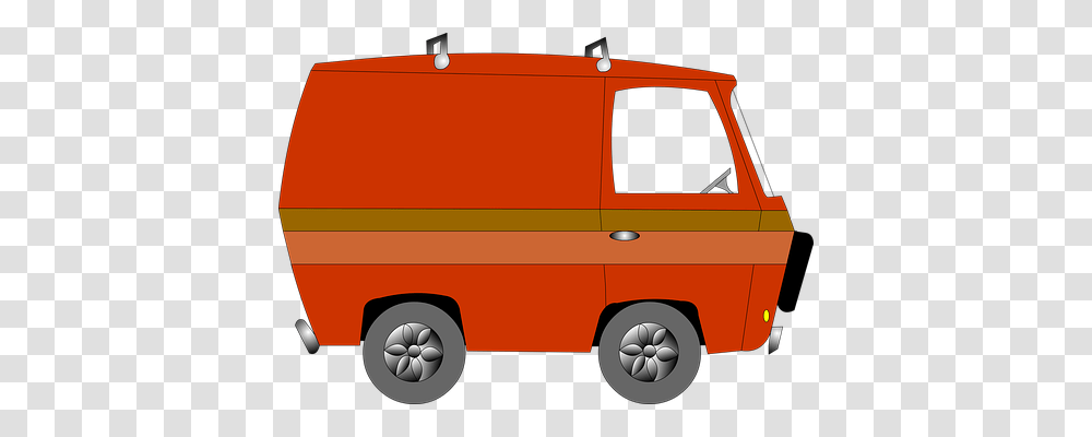 Van Vehicle, Transportation, Caravan, Fire Truck Transparent Png