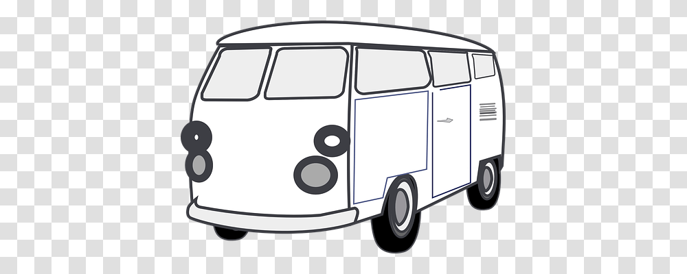 Van Vehicle, Transportation, Caravan, Minibus Transparent Png