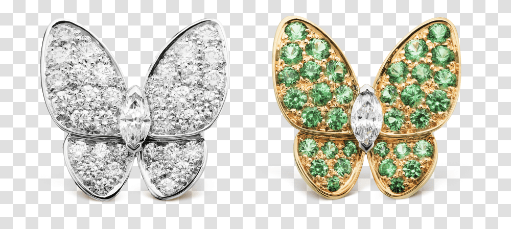 Van Cleef Arpels Van Cleef Butterfly Earring, Diamond, Gemstone, Jewelry, Accessories Transparent Png