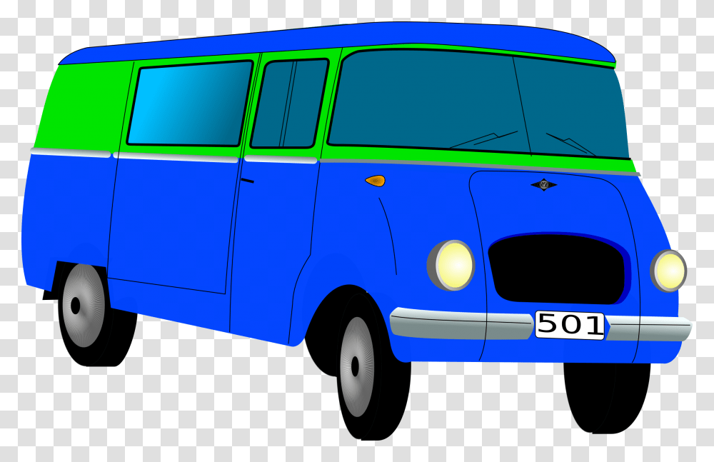 Van Clipart Retro Glossy Van, Vehicle, Transportation, Car, Automobile Transparent Png