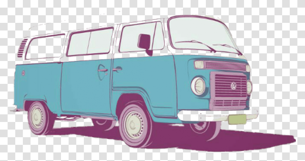 Van Clipart Sticker Tumblr Car, Vehicle, Transportation, Caravan, Fire Truck Transparent Png