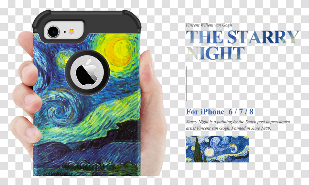 Van Gogh Starry Night, Phone, Electronics, Mobile Phone, Cell Phone Transparent Png