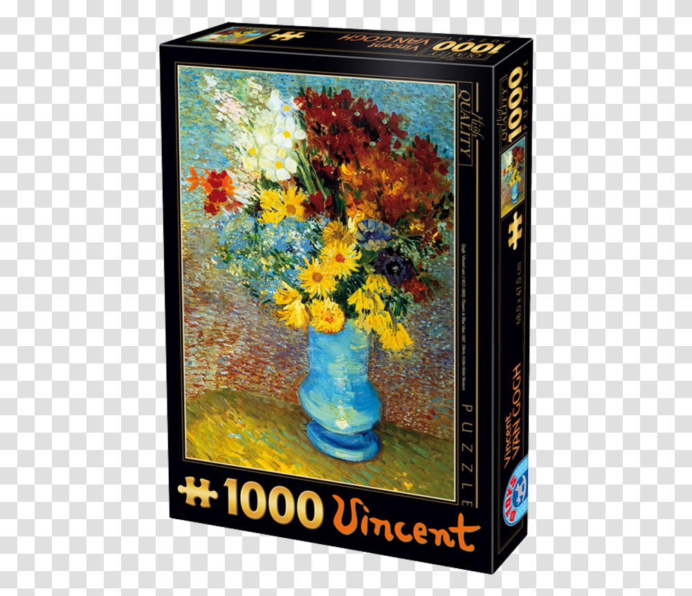 Van Gogh Vase, Floral Design, Pattern Transparent Png