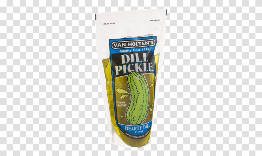 Van Holten's Dill Pickle Hearty Dill Flavor, Relish, Food, Beer, Alcohol Transparent Png