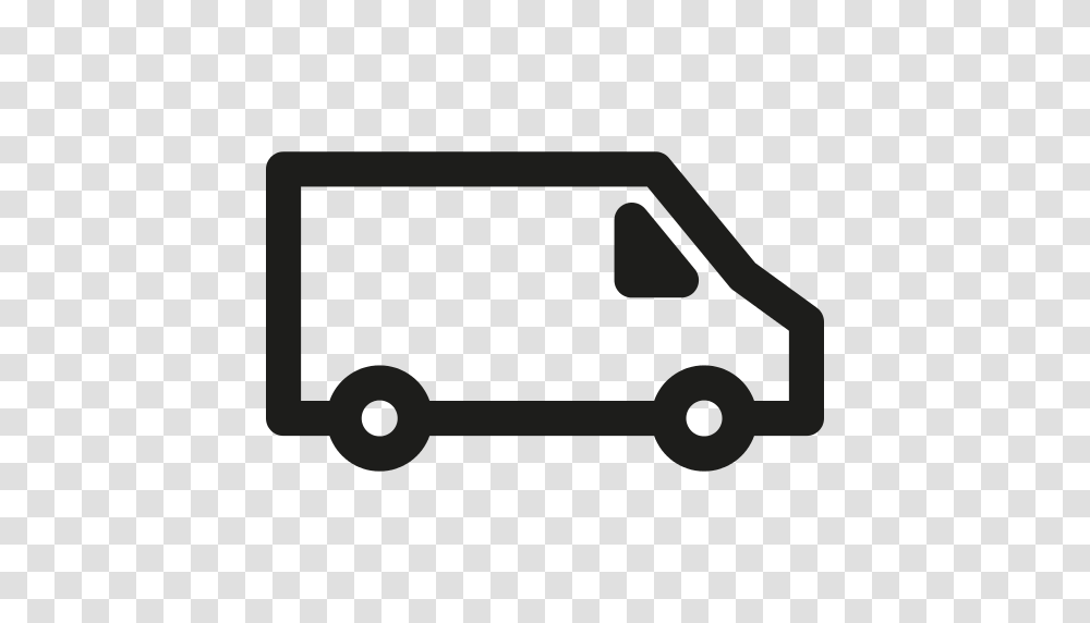 Van Icon, Vehicle, Transportation, Tarmac, Asphalt Transparent Png