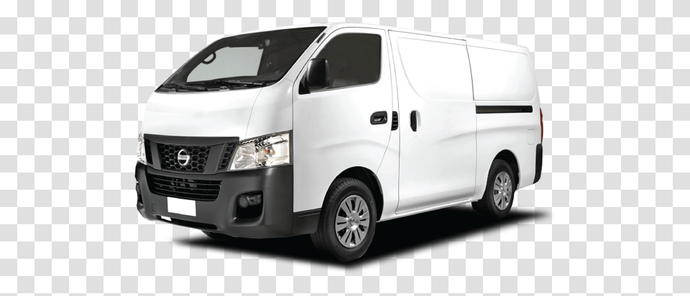 Van Nissan Urvan 2019 White, Vehicle, Transportation, Caravan, Moving Van Transparent Png