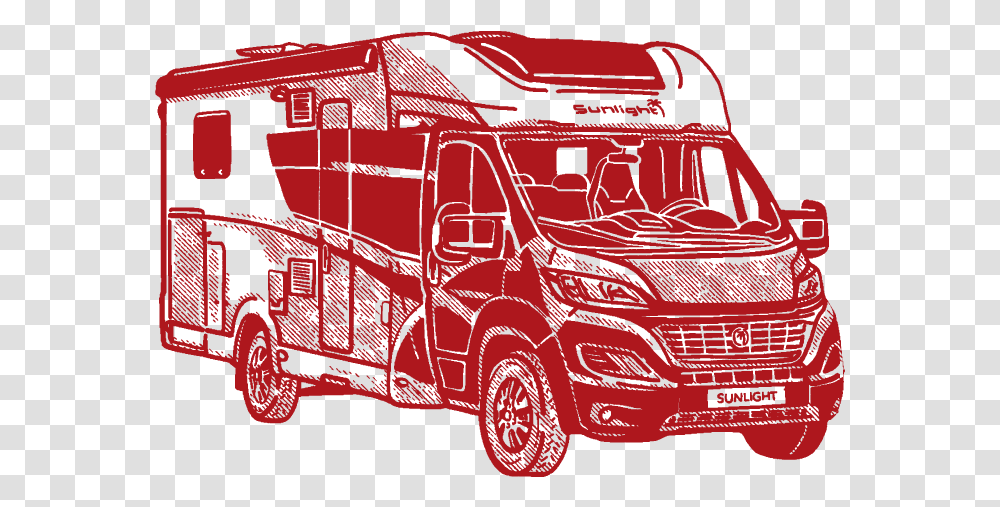 Van, Transportation, Vehicle, Car, Fire Truck Transparent Png