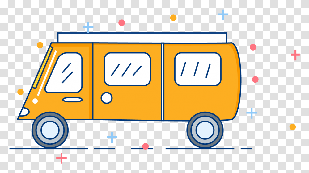 Van, Vehicle, Transportation, Bus Transparent Png