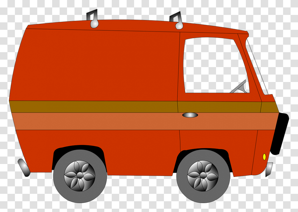 Van Vintage Cartoon Vehicle Drawing Car Retro Old Van Clipart, Transportation, Caravan, Ambulance, Truck Transparent Png