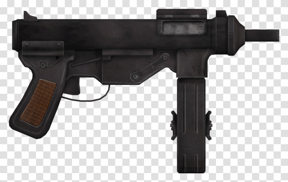Vancequots 9mm Submachine Gun Fallout Vegas Vances Submachine Gun, Weapon, Weaponry, Rifle, Armory Transparent Png