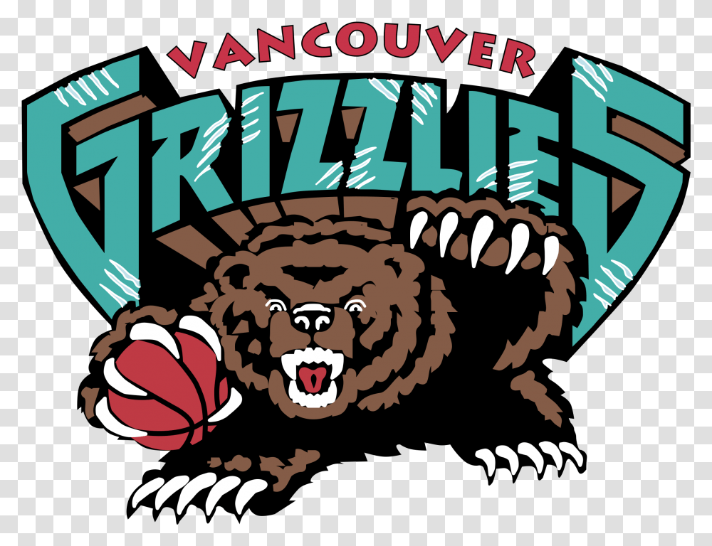 Vancouver Grizzlies Logo Memphis Grizzlies Logo Vector, Poster, Advertisement, Flyer, Paper Transparent Png