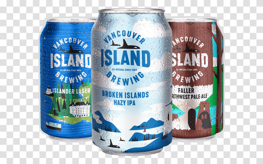 Vancouver Island Brewing 8 Pack, Beer, Alcohol, Beverage, Drink Transparent Png