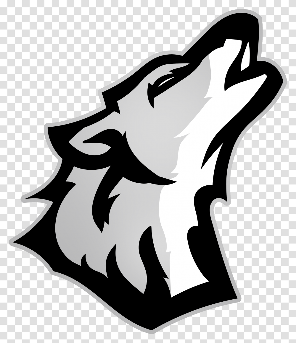 Vancouver Wolves Logo Concepts Wolves Logo, Stencil, Silhouette Transparent Png