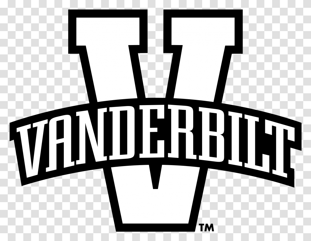 Vanderbilt Logo Black And White, Stencil Transparent Png