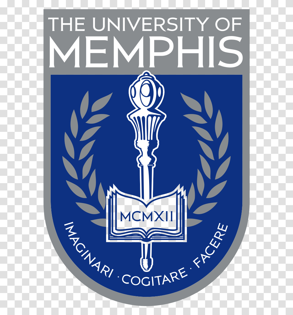 Vanecia Kimbrow University Of Memphis Seal University Of Memphis Seal, Logo, Trademark, Emblem Transparent Png