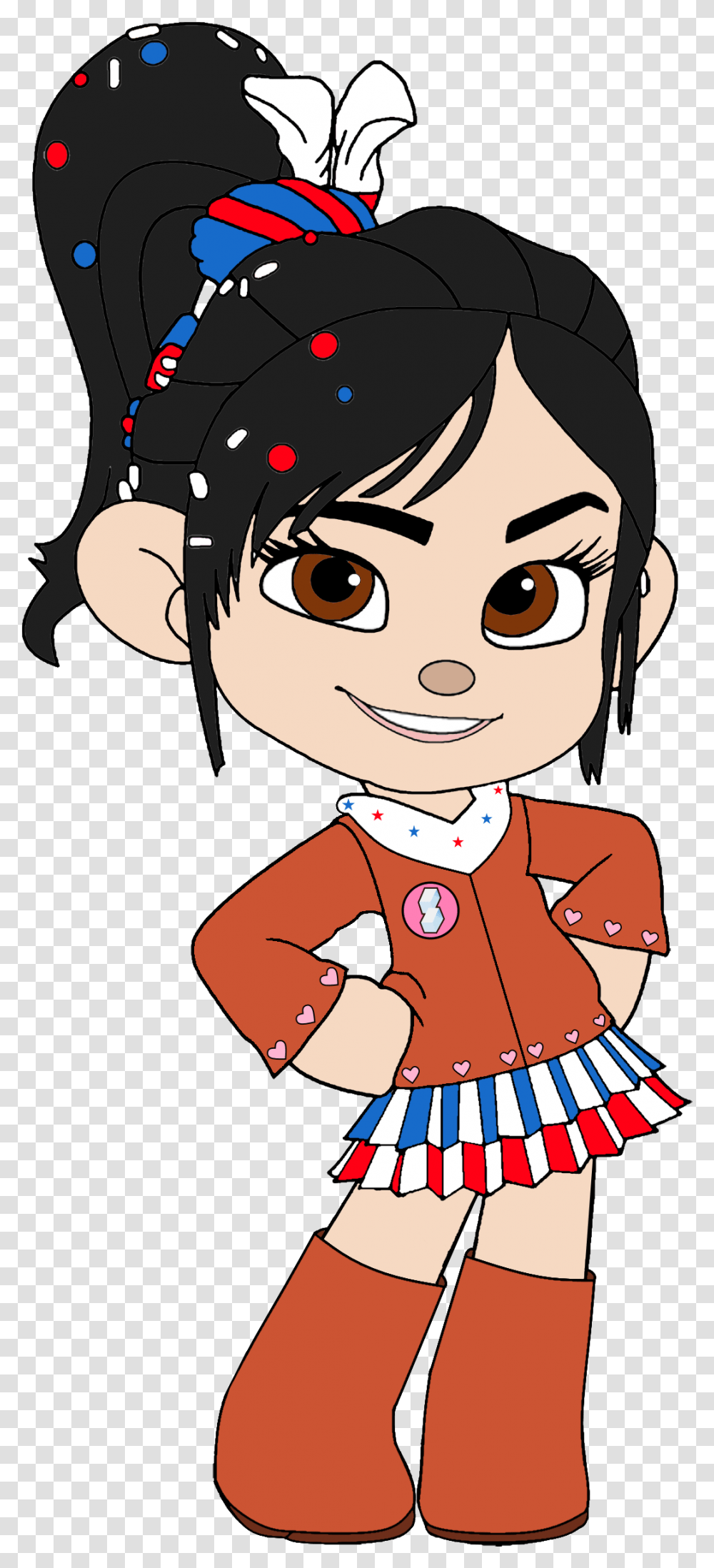 Vanellope As A Cowgirl Wreck It Ralph Vanellope Clipart, Person, Human, Female, Doll Transparent Png