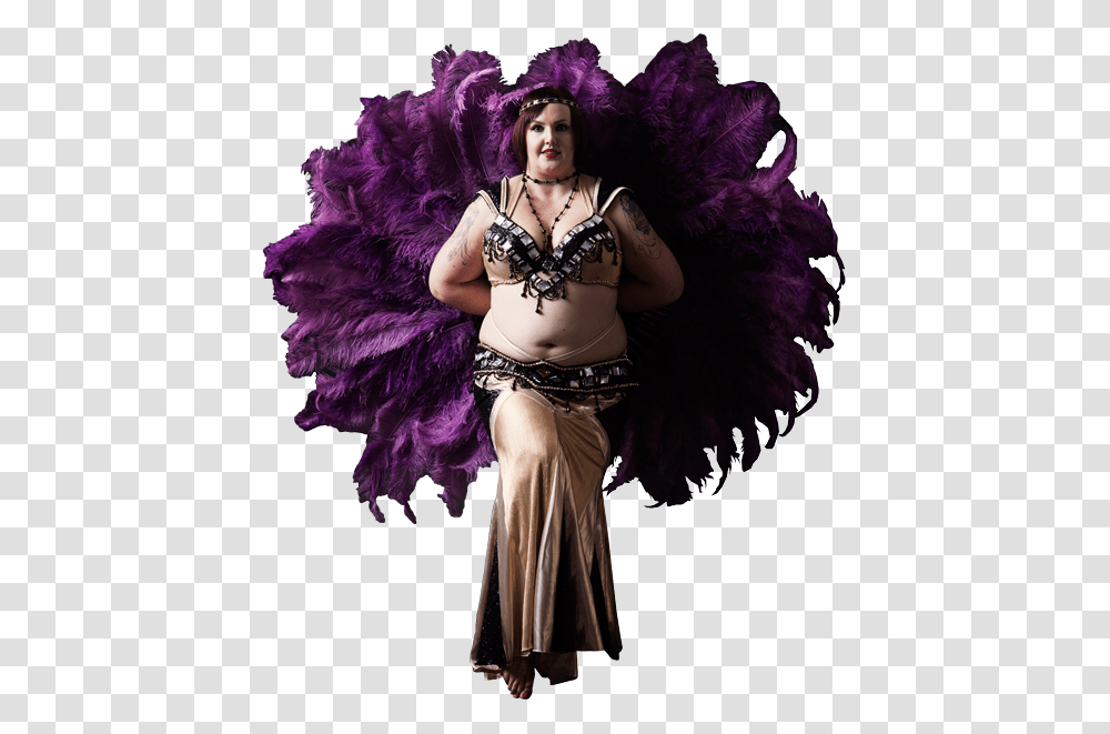 Vanessa Bellydancer Feather Fans, Dance Pose, Leisure Activities, Person, Costume Transparent Png