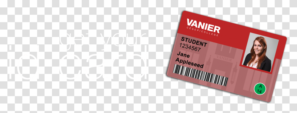 Vanier College Student Id, Person, Human, Label Transparent Png