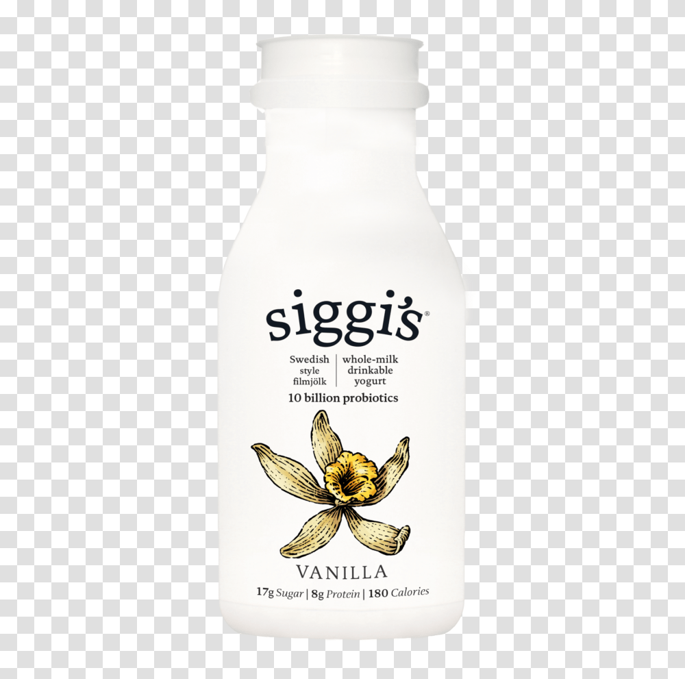 Vanilla 8oz Drinkable Siggi's Strawberry Drinkable Yogurt, Beverage, Liquor, Alcohol, Bird Transparent Png