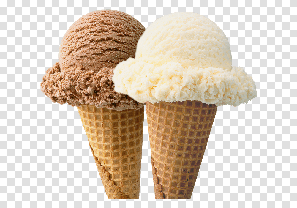 Vanilla And Chocolate Ice Cream, Dessert, Food, Creme, Fungus Transparent Png