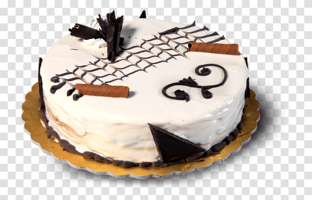 Vanilla Chocolate Cake Vanilla Chocolate Cake Hd, Birthday Cake, Dessert, Food, Icing Transparent Png