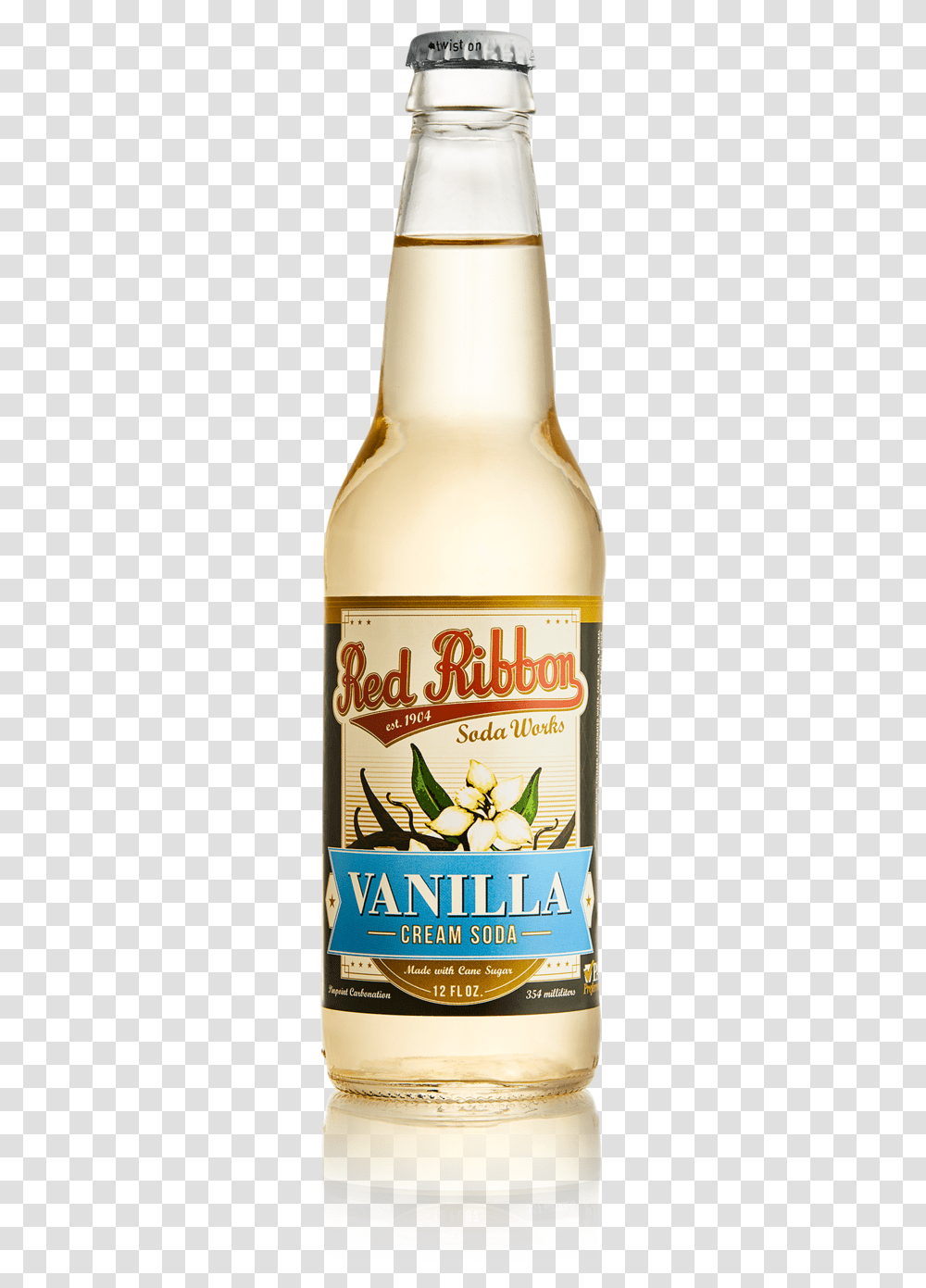 Vanilla Cream Soda Glass Bottle, Liquor, Alcohol, Beverage, Drink Transparent Png
