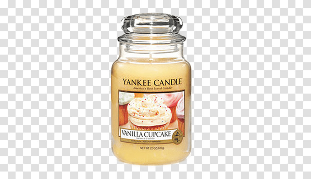 Vanilla Cupcake Bougie Parfume Yankee Candle Vanilla Cupcake Yankee Candle, Food, Dessert, Cream, Sweets Transparent Png