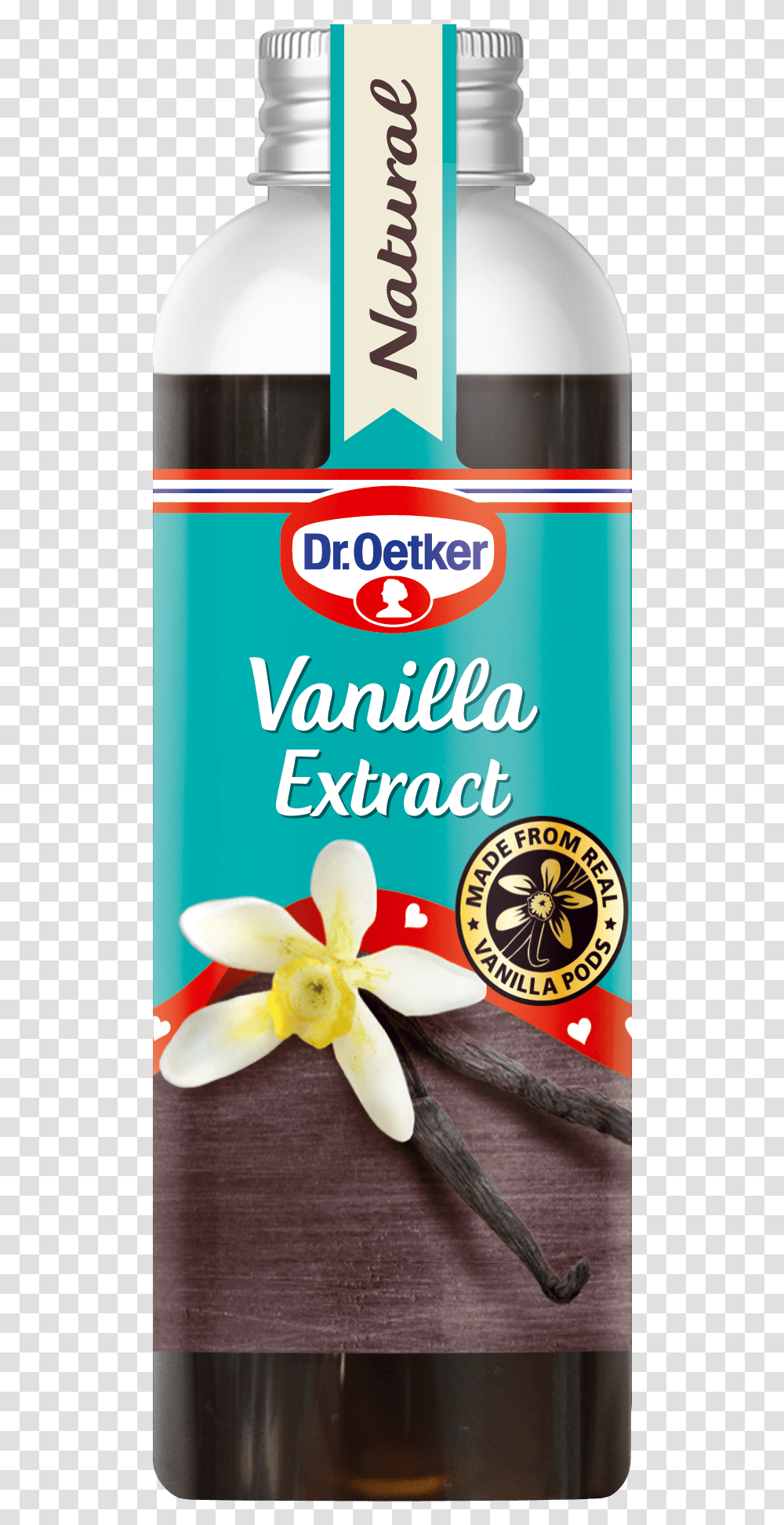 Vanilla Extract Dr Oetker, Bottle, Tin, Flower, Plant Transparent Png