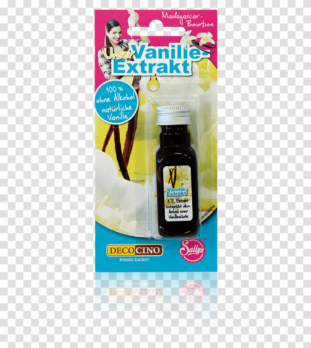 Vanilla Extract Glass Bottle, Plant, Person, Jar, Label Transparent Png