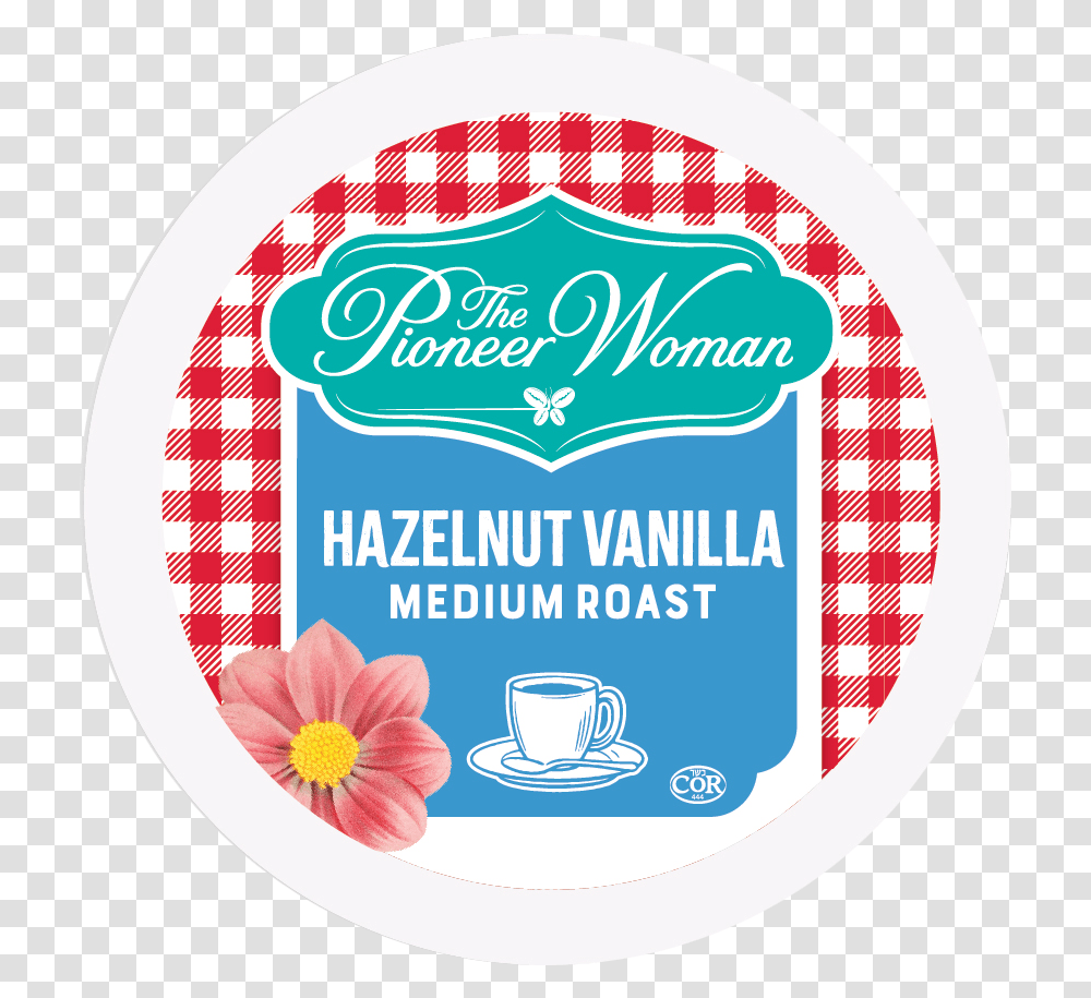 Vanilla Hazelnut Gourmet Coffee By Bostons Best For 12 Pioneer Woman Coffee K Cups, Label, Text, Plant, Food Transparent Png