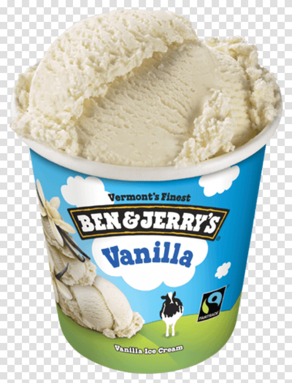 Vanilla Ice Cream Ben And Jerry S Pucker Upper Ben And, Dessert, Food, Creme, Cat Transparent Png