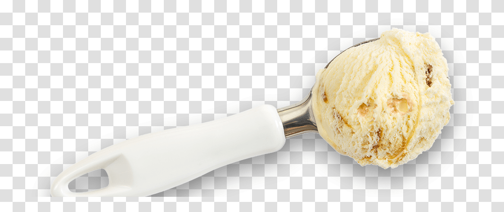 Vanilla Ice Cream, Spoon, Cutlery, Dessert, Food Transparent Png