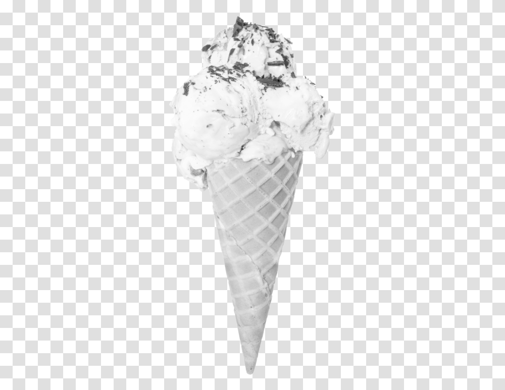 Vanilla Ice Cream Waffle Cone, Dessert, Food, Creme, Person Transparent Png