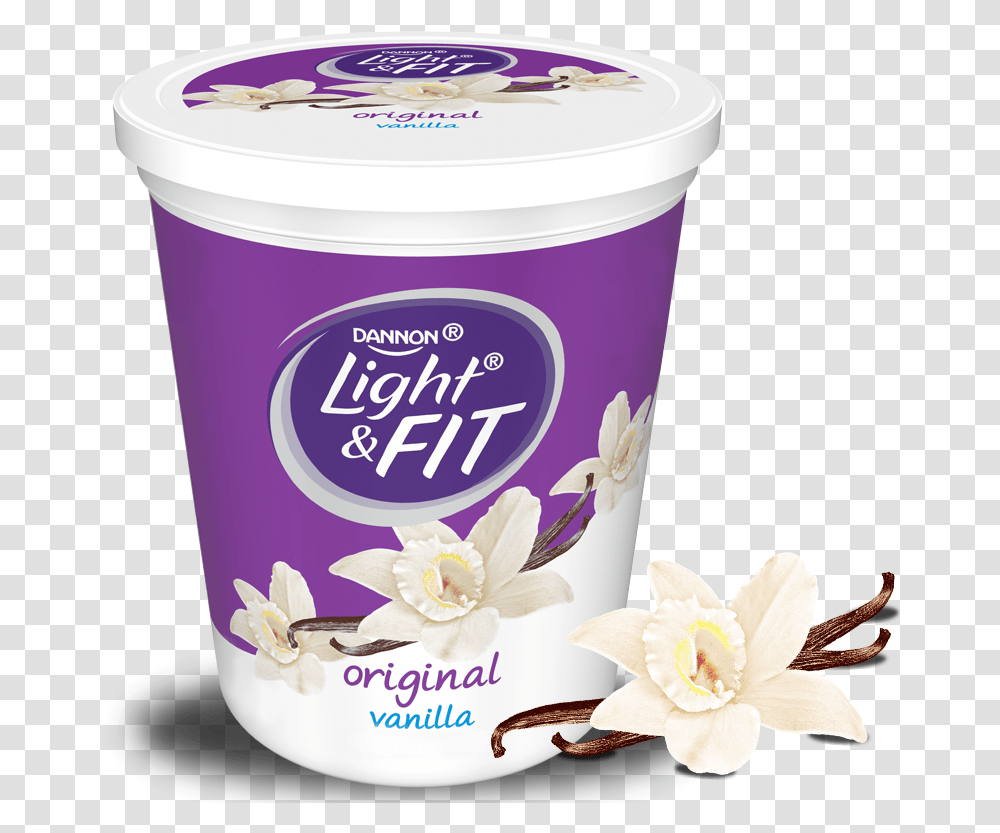 Vanilla Nonfat Yogurt Vanilla Yogurt Frys, Dessert, Food, Cream, Creme Transparent Png
