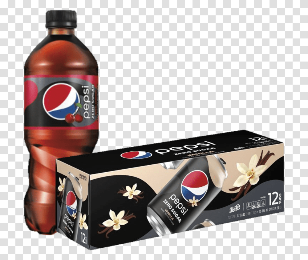 Vanilla Pepsi, Soda, Beverage, Drink, Bottle Transparent Png