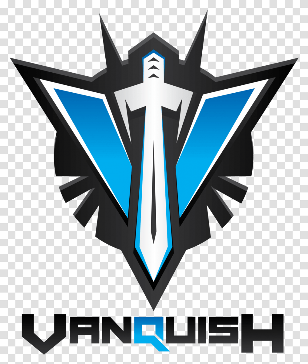 Vanquish Gaming Logo By Edie Spencer Cool Gaming Logo, Cross, Emblem, Armor Transparent Png