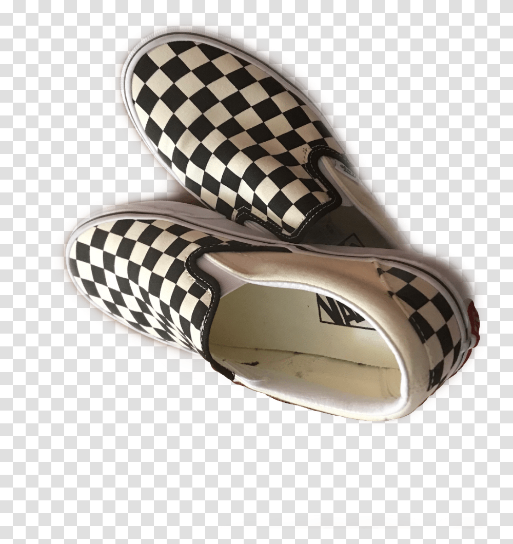 Vans Aesthetic Checkered Checker Print Vsco Tartan, Apparel, Footwear, Shoe Transparent Png