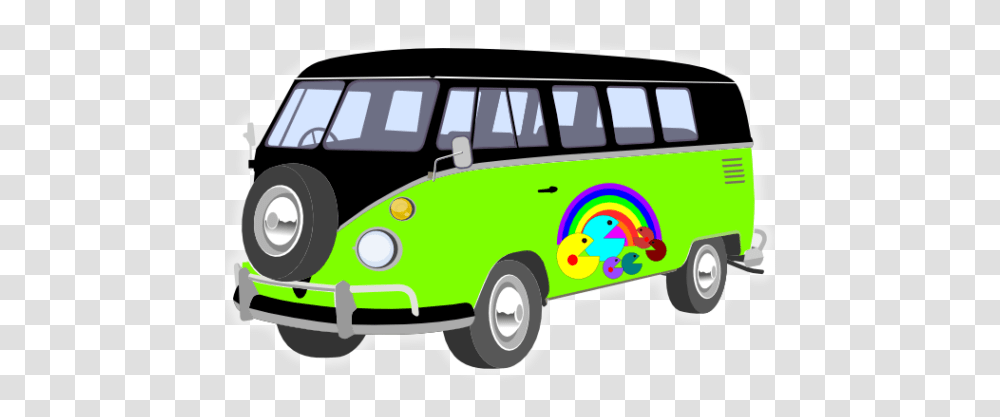 Vans Clipart Pink, Minibus, Vehicle, Transportation, Caravan Transparent Png