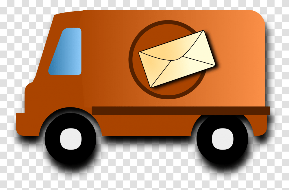 Vans Clipart Postal Mail Truck Clipart, Transportation, Vehicle, Fire Truck, Moving Van Transparent Png