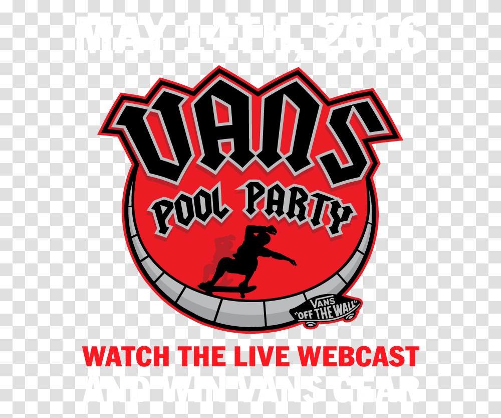 Vans Logo Vans Pool Party 2019, Poster, Advertisement, Flyer, Paper Transparent Png
