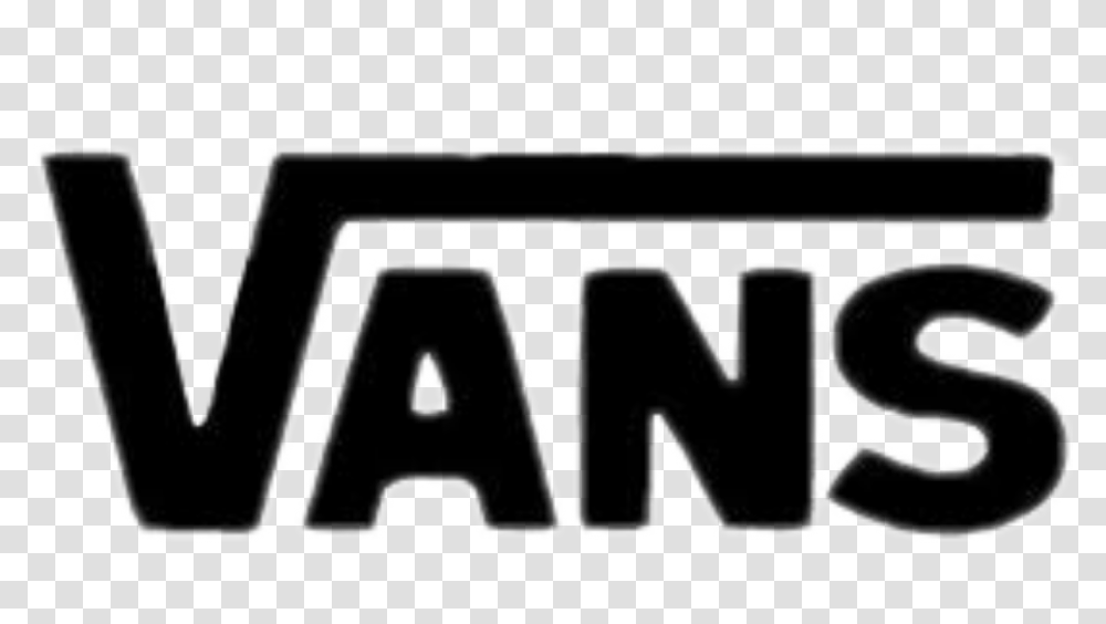 Vans Shoe Black Font Tumblr Aesthetic Sticker Vans, Logo, Trademark, Word Png –