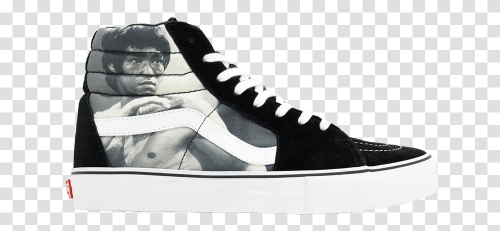 Vans Sk8 X Supreme X Bruce Lee, Apparel, Shoe, Footwear Transparent Png