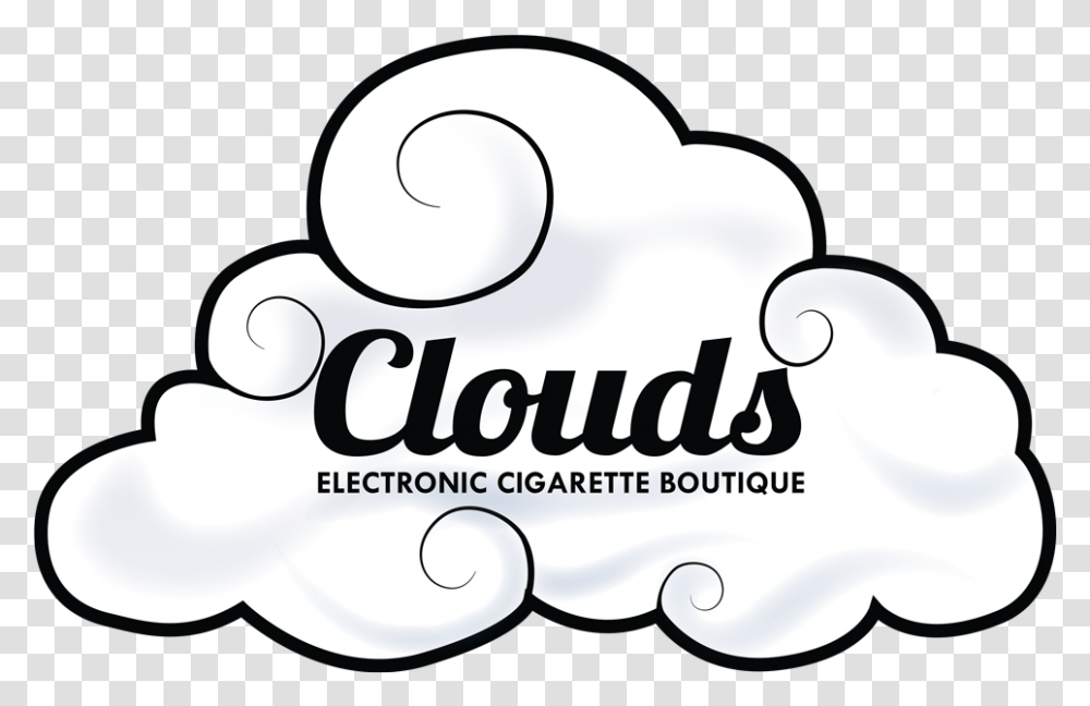 Vape Cloud Clipart Illustration, Label, Logo Transparent Png