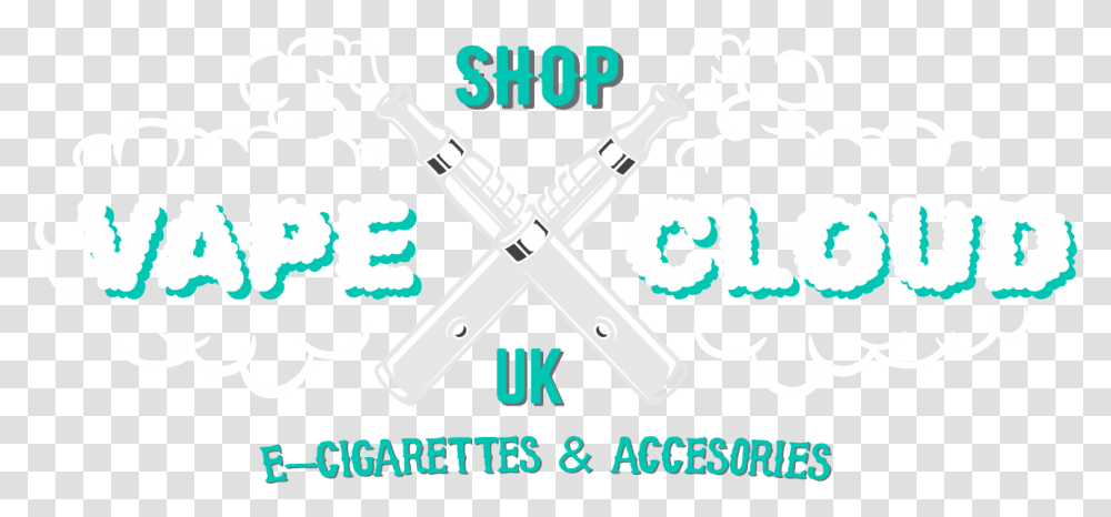 Vape Cloud Shop Logo Cross, Text, Injection, Tool Transparent Png