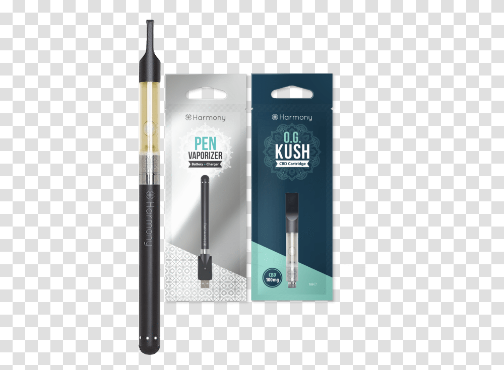 Vape Pen Harmony Cbd Vape Pen, Bottle, Cosmetics, Lighter Transparent Png
